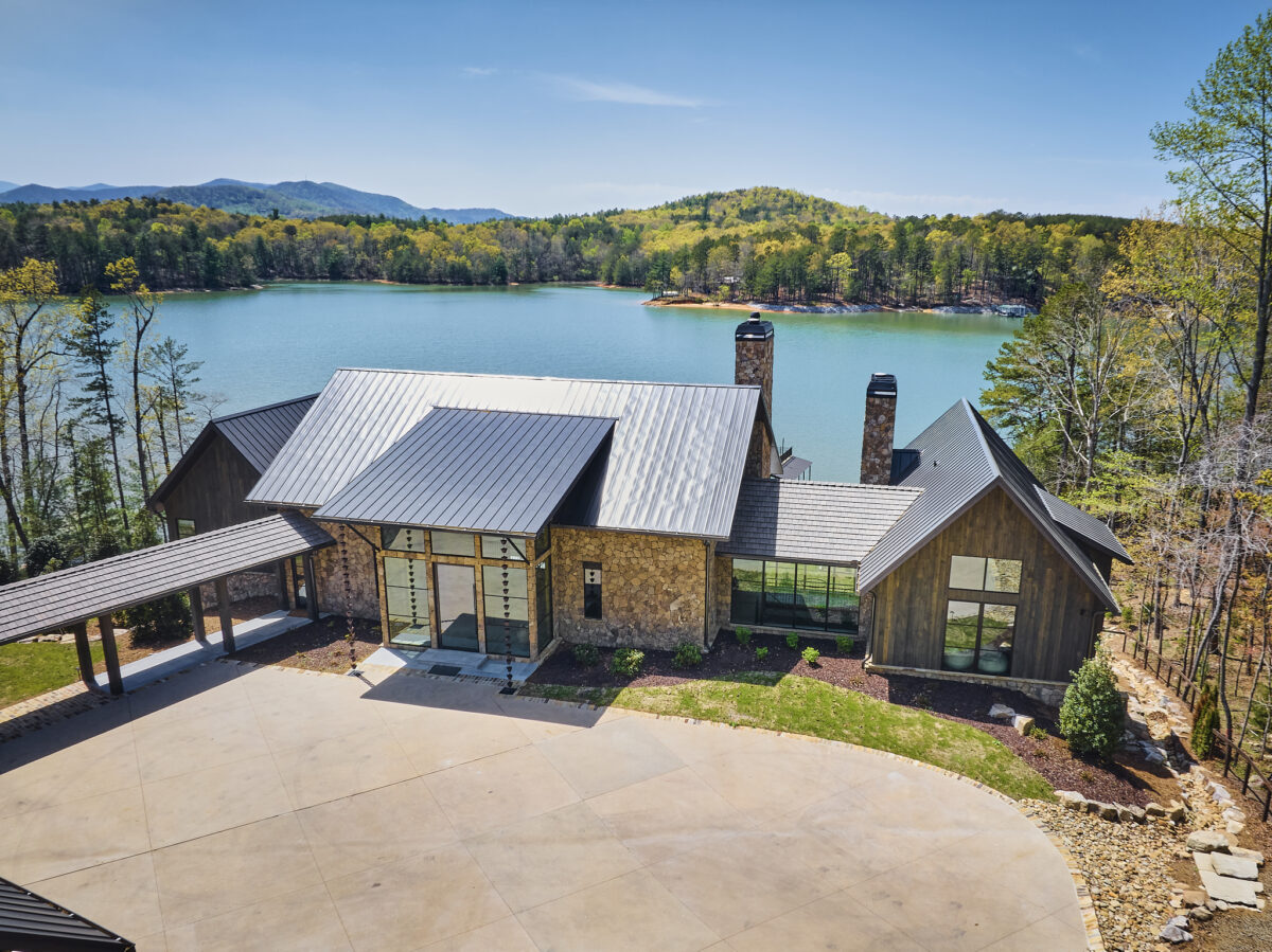 Custom home exterior