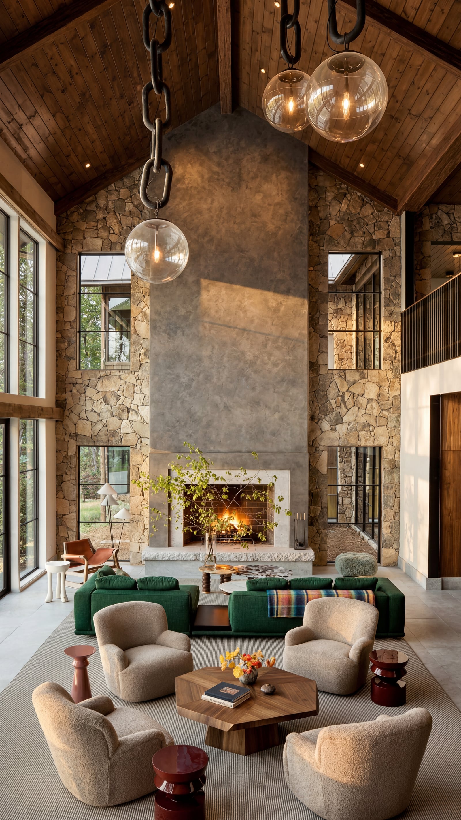 Custom mountain home built by Kasteel Enterprises